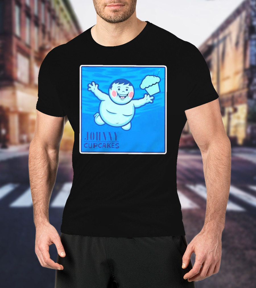 Johnny Cupcakes Swimming Boy With Cupcake T-Shirt