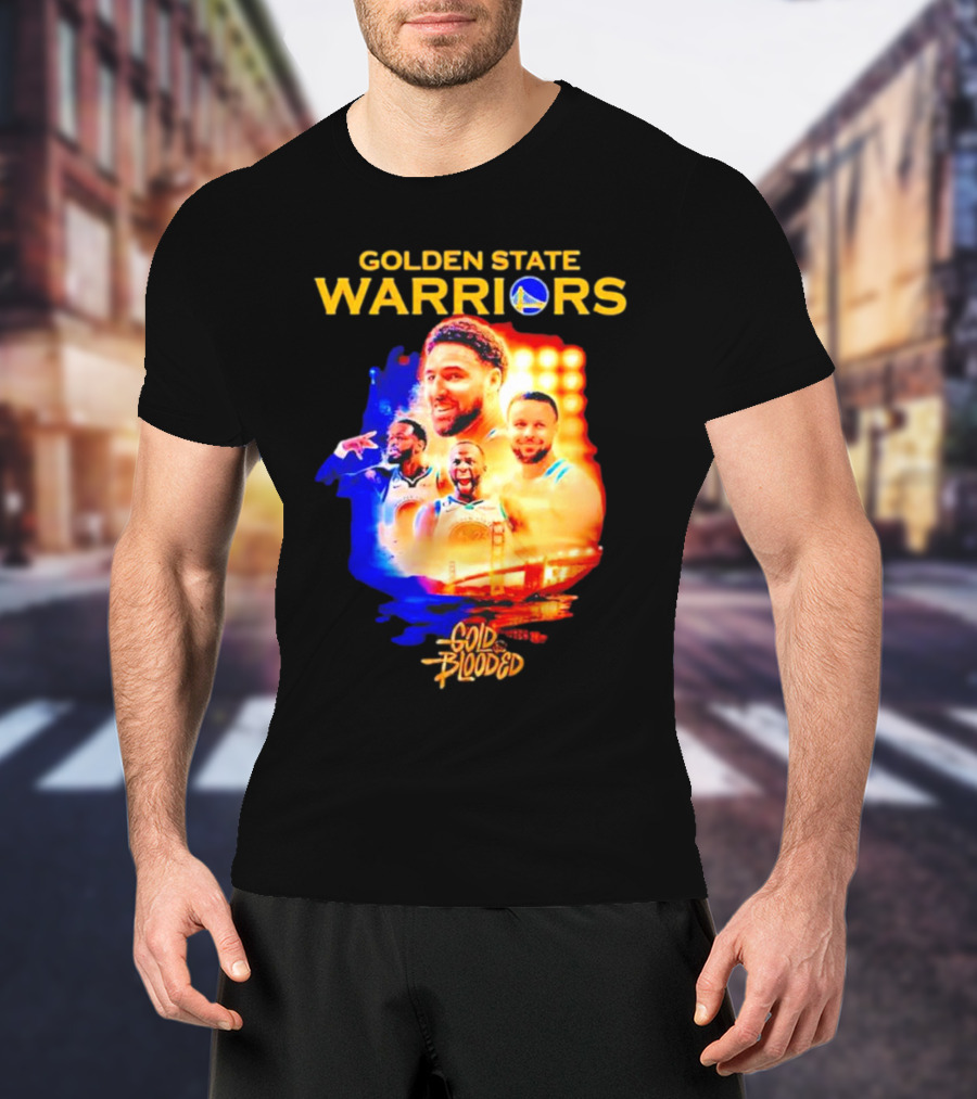 Golden State Warriors Gold Blooded Stephen Curry Klay Thompson Draymond Green T-Shirt
