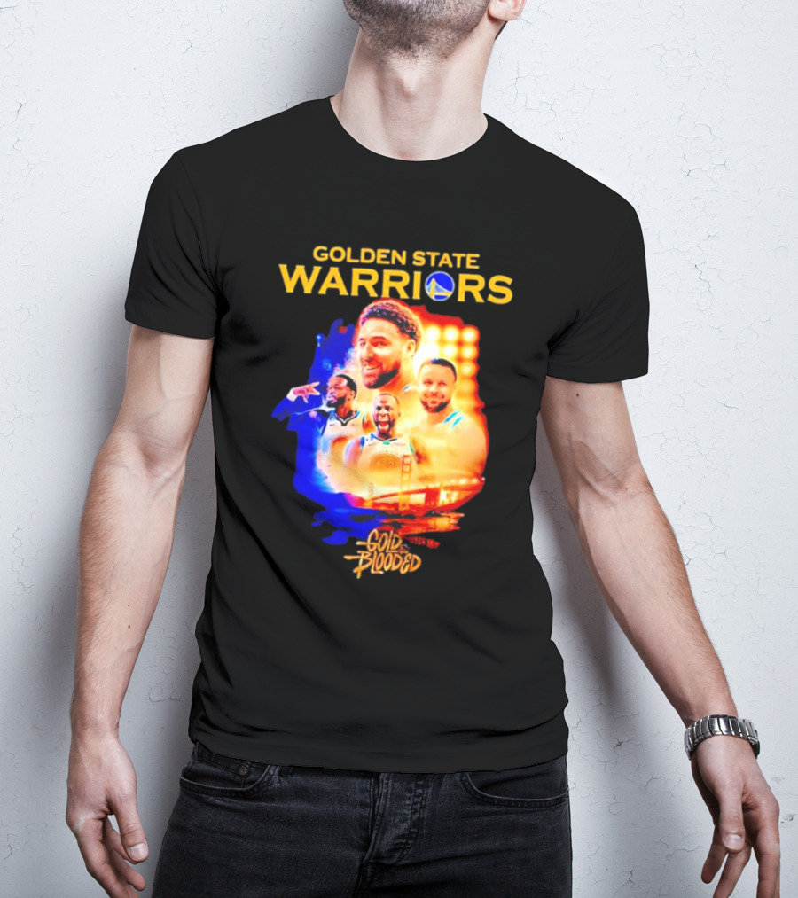 Golden State Warriors Gold Blooded Stephen Curry Klay Thompson Draymond Green T-Shirt