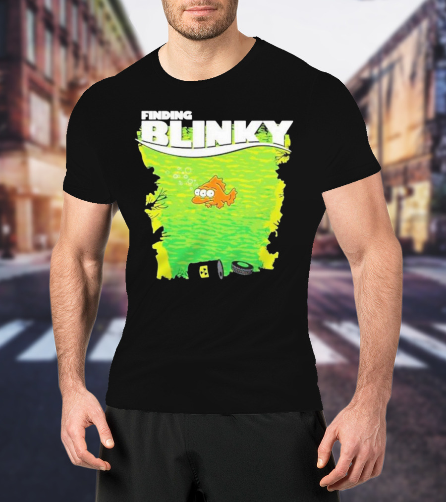 Finding Blinky Three-Eyed Fish Dump Reference T-Shirt