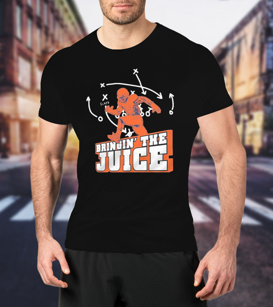 Bringin' The Juice Football Play Diagram T-Shirt