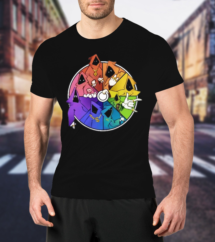 Shadow Wizard Money Gang Rainbow Circle T-Shirt