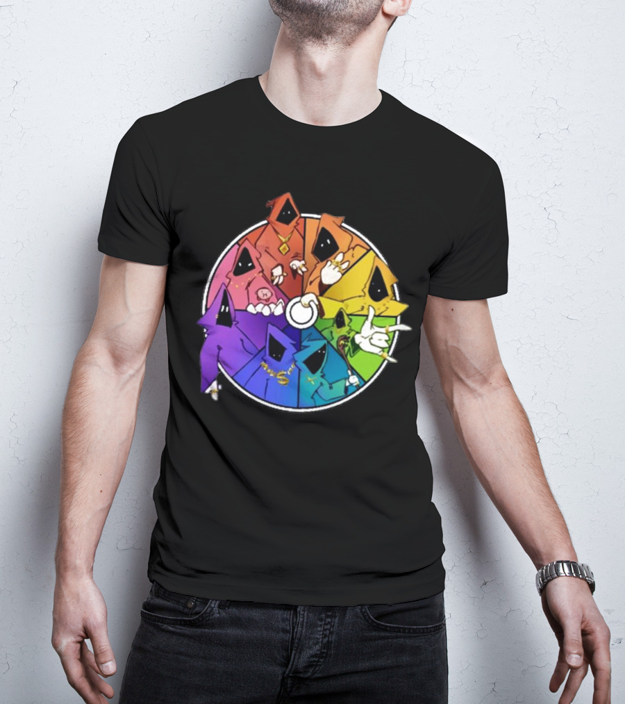 Shadow Wizard Money Gang Rainbow Circle T-Shirt