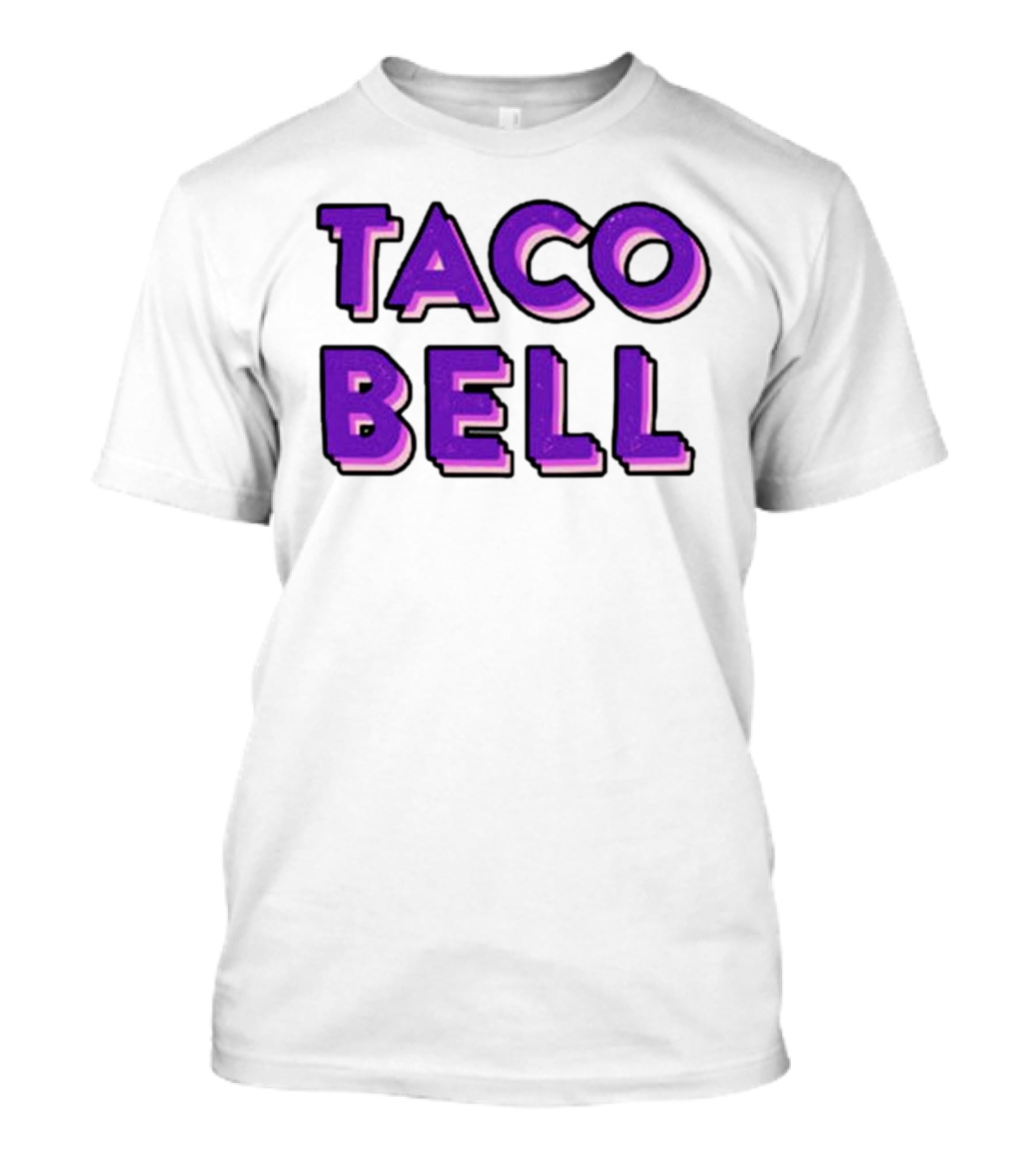 Taco Bell Distress Text T-Shirt