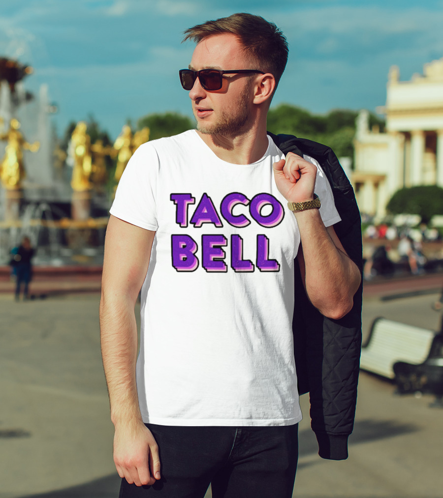 Taco Bell Distress Text T-Shirt