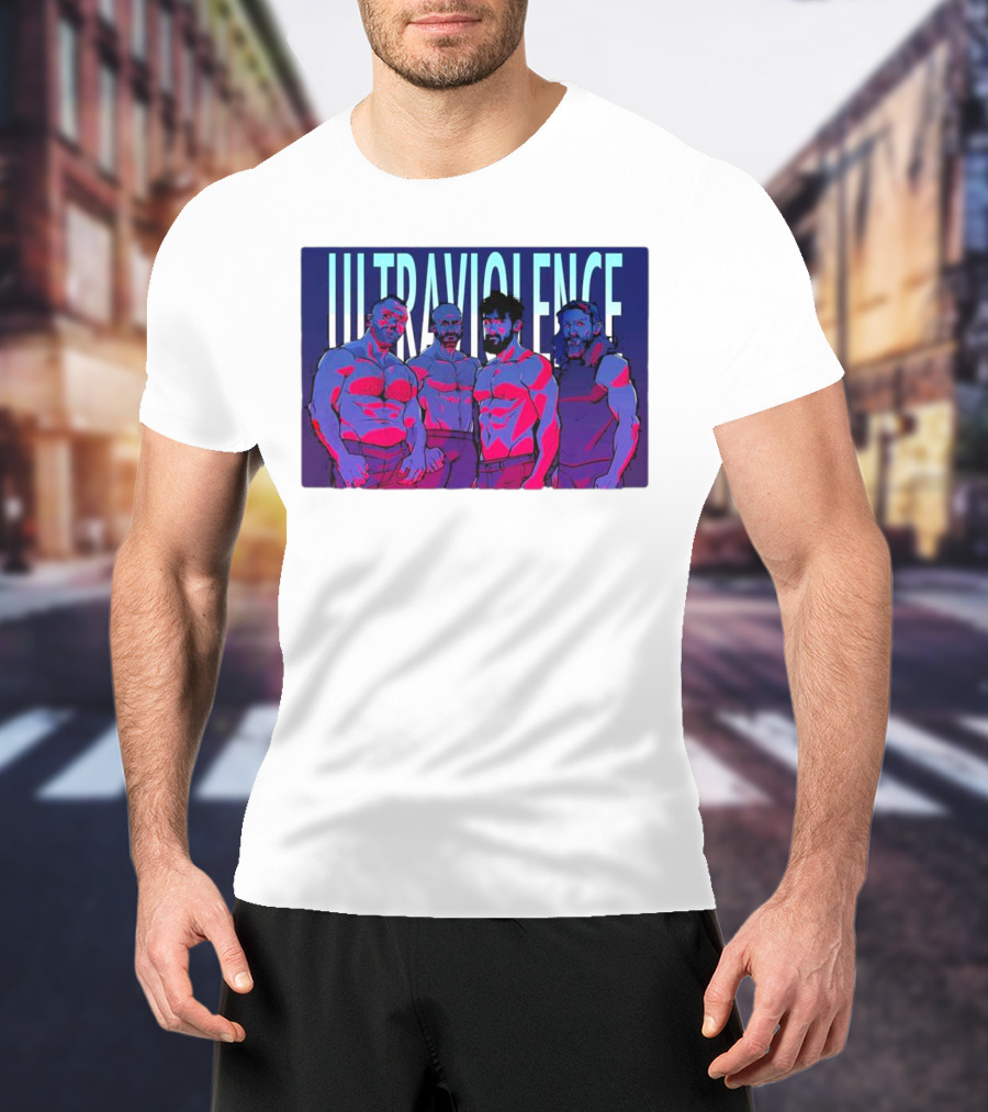 Ultraviolence AEW Wrestlers Neon T-Shirt