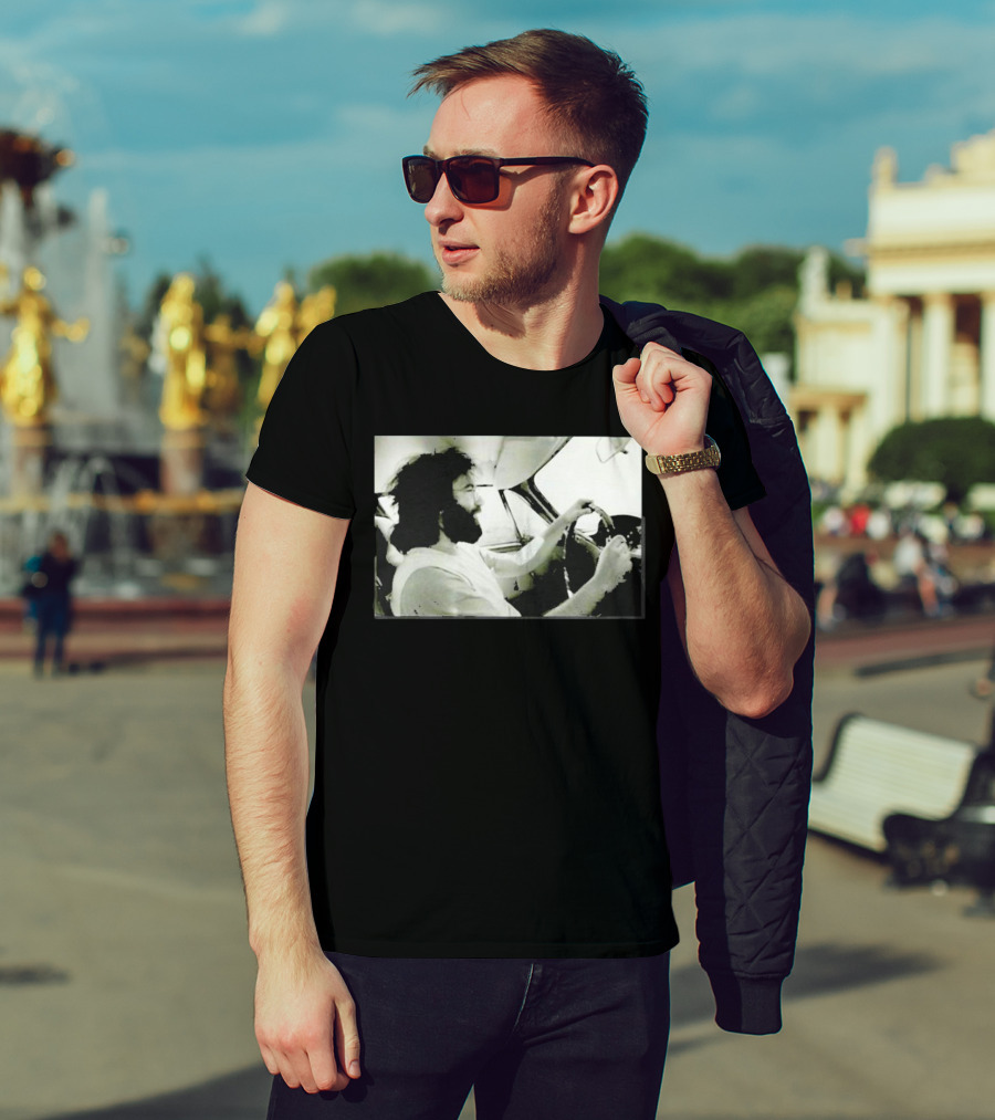 Jerry Garcia Driving Car Grand Prix Racecourse Watkins Glen T-Shirt