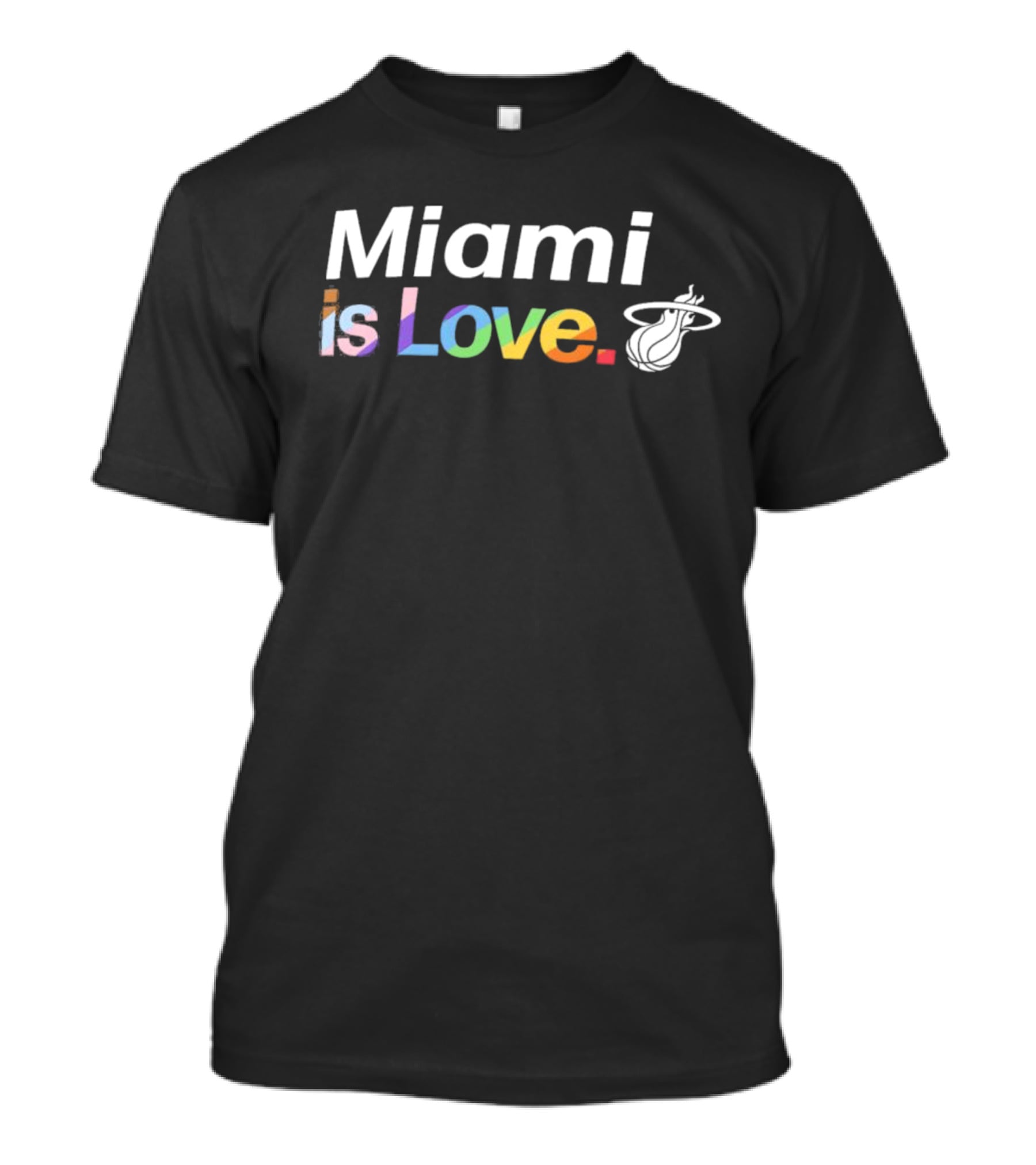 Miami Heat Is Love City Pride Team T-Shirt