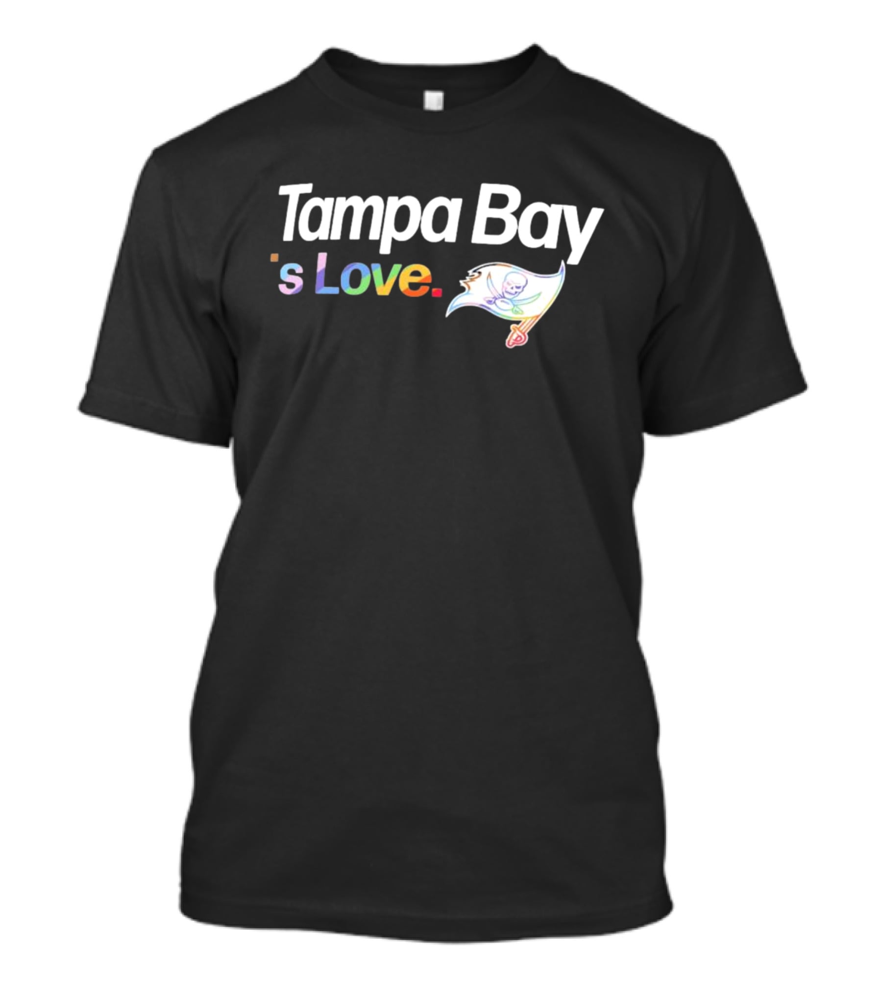 Tampa Bay 's Love Pride With Team Flag T-Shirt