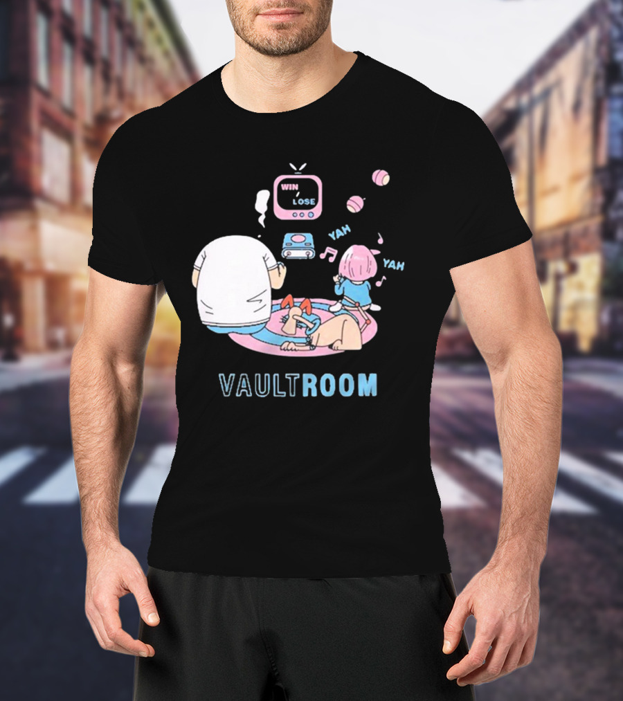 Vault Room Gaming Fun With Win Lose Challenge T-Shirt