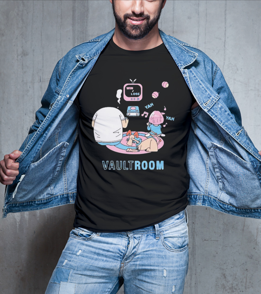 Vault Room Gaming Fun With Win Lose Challenge T-Shirt