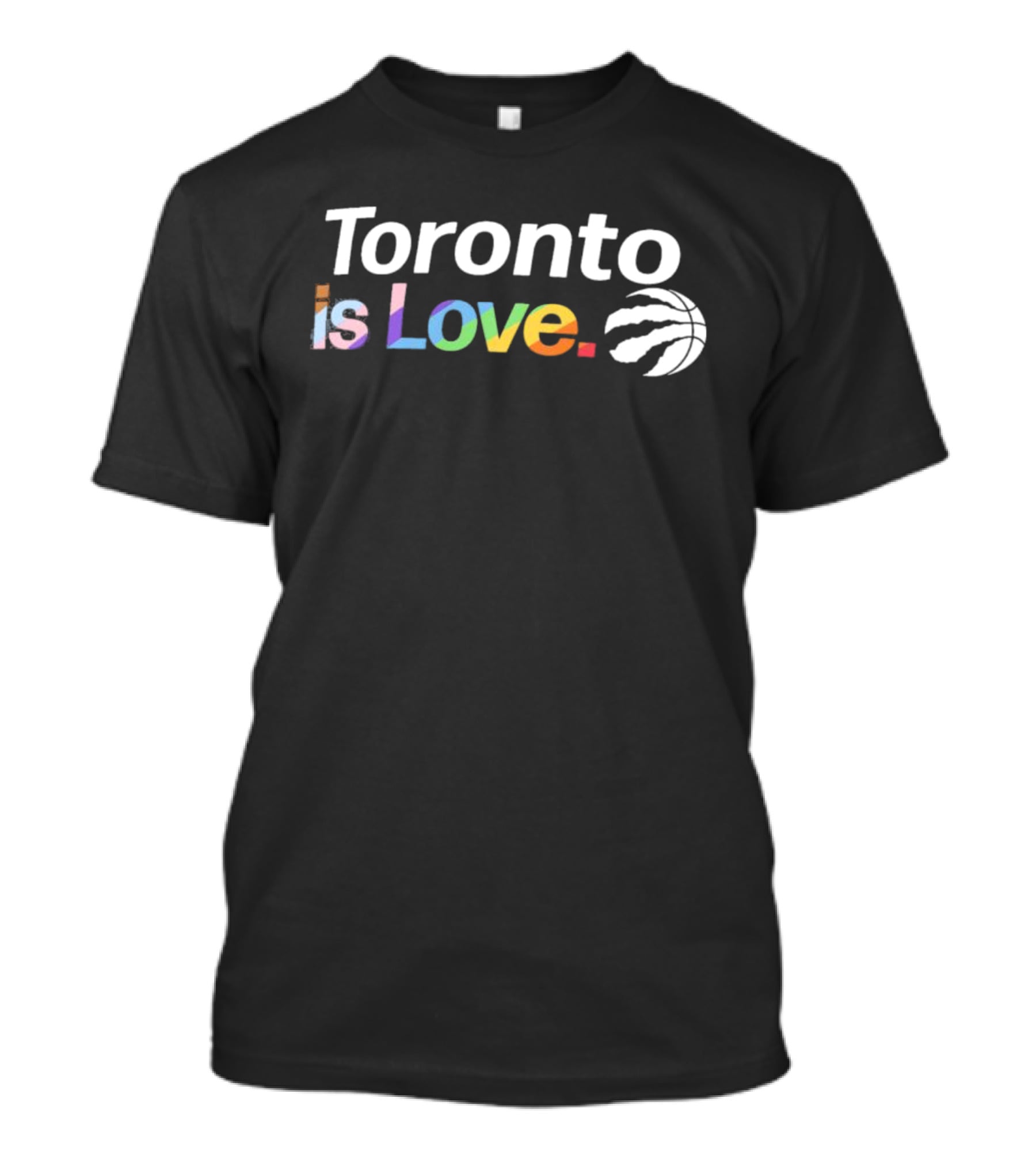 Toronto Is Love City Pride Raptors Basketball T-Shirt