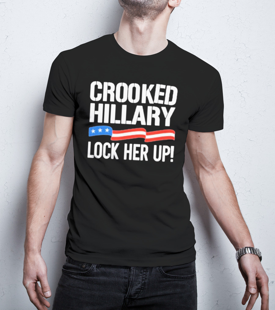 Crooked Hillary Lock Her Up T-Shirt