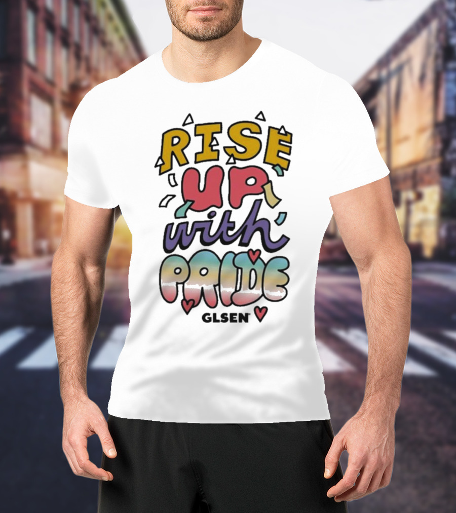 Glsen Rise Up With Pride Wilson Cruz T-Shirt