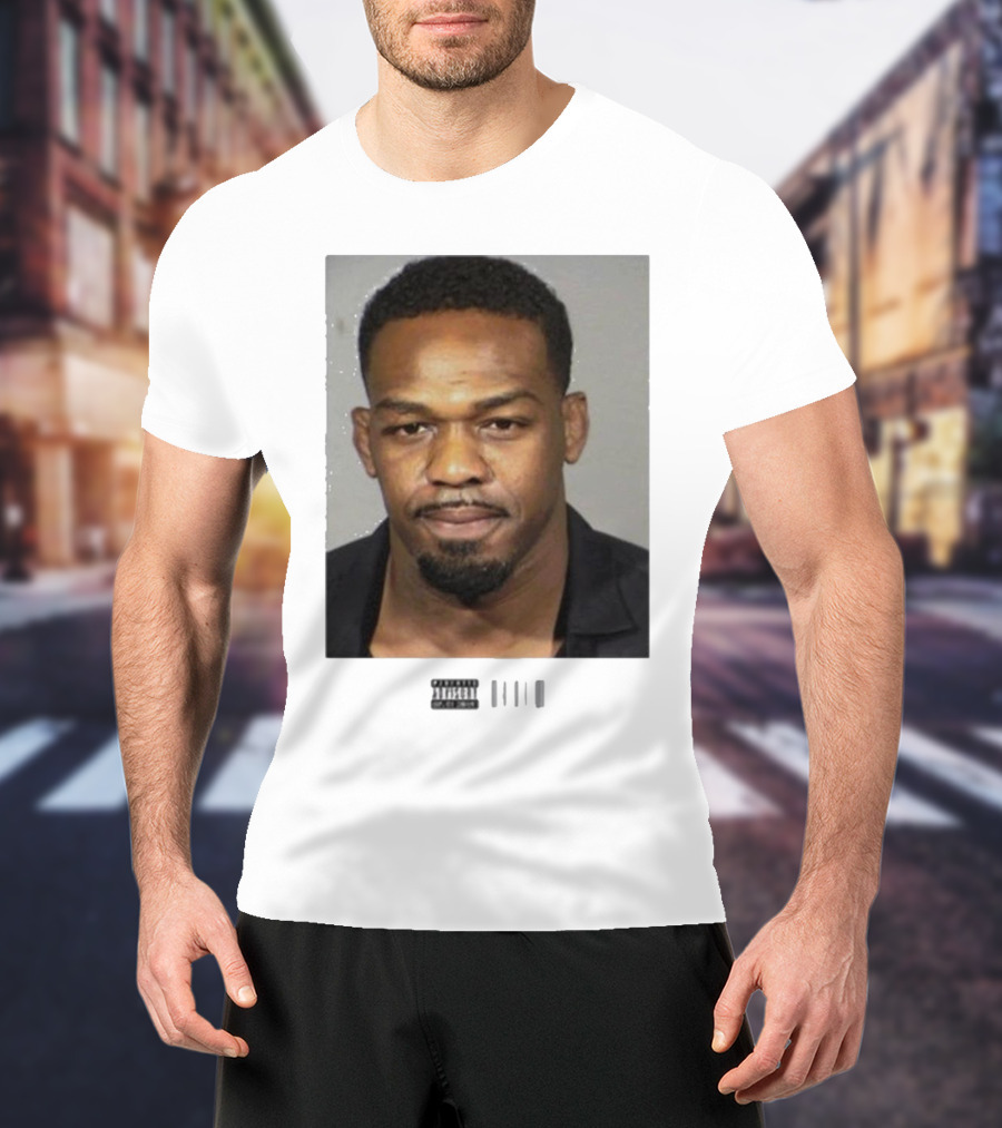 Jon Jones Mugshot UFC Champion Image T-Shirt