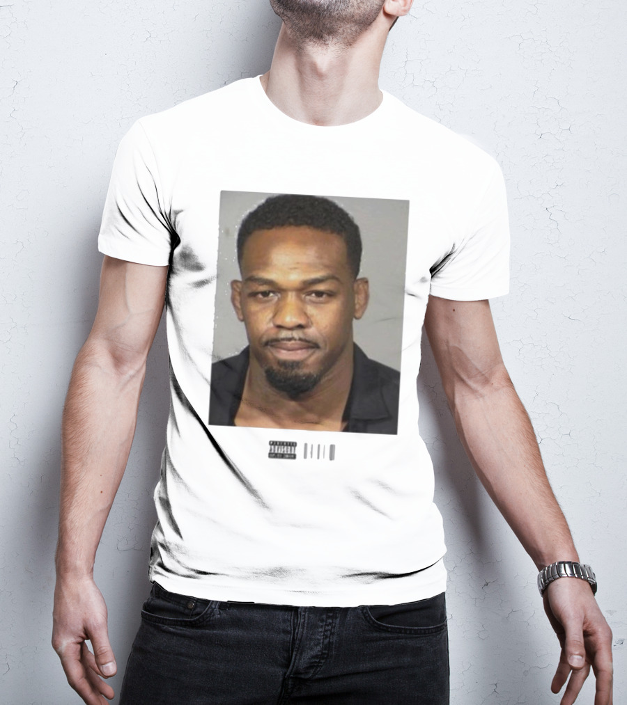 Jon Jones Mugshot UFC Champion Image T-Shirt