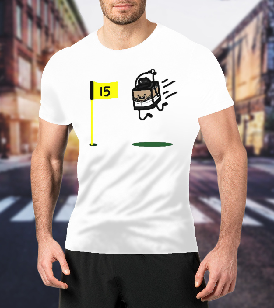 Michael Block Animated Golf Celebration Flag 15 T-Shirt