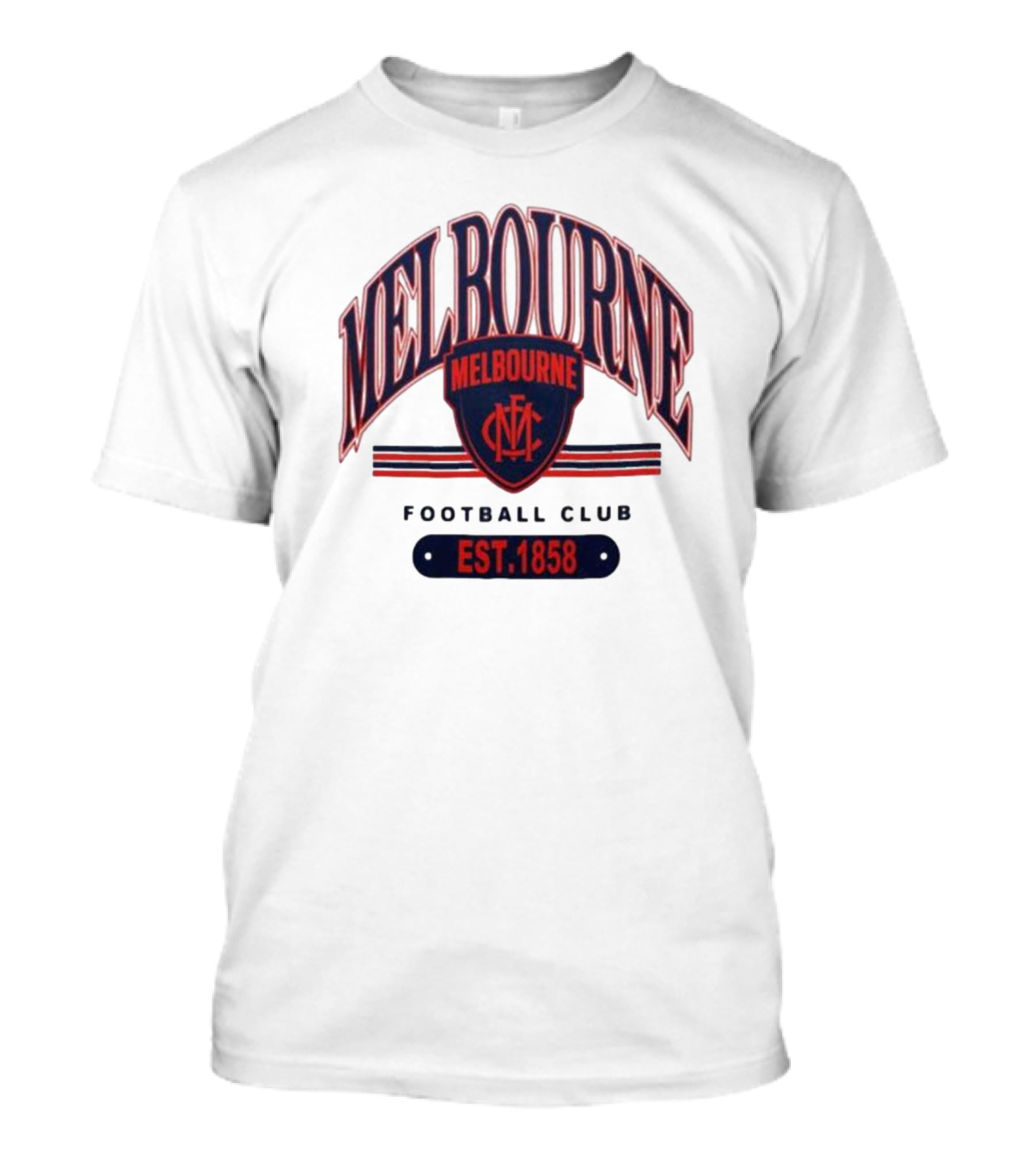 Melbourne Demons Football Club MFC Est 1858 T-Shirt