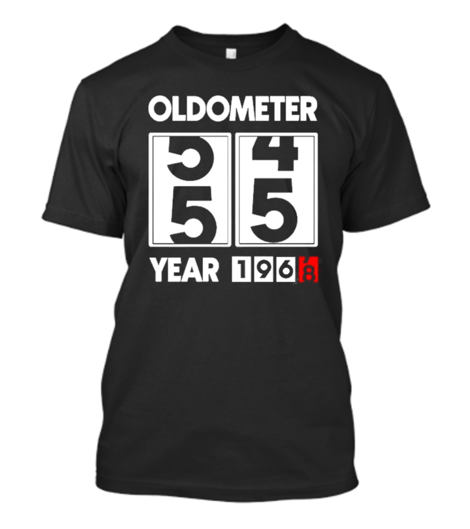 Oldometer 55 45 Year 1968 T-Shirt
