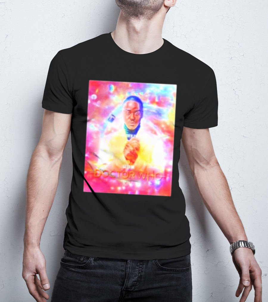 Doctor Who 14 Ncuti Gatwa Vibrant Time Traveler T-Shirt
