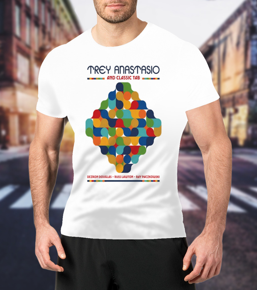 Trey Anastasio And Classic TAB Dezron Douglas Russ Lawton Ray Paczkowski T-Shirt