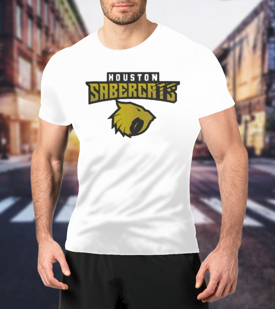 Houston SaberCats Yellow T-Shirt