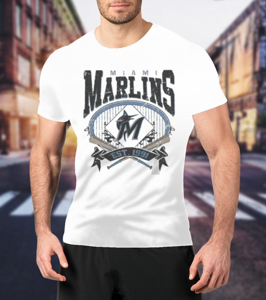 Miami Marlins MLB Baseball Game Day Est. 1993 T-Shirt
