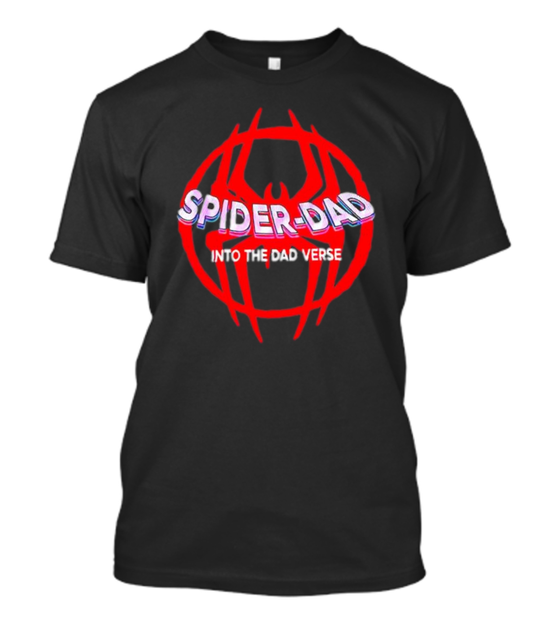Spider Dad Into The Dadverse Red Spider T-Shirt