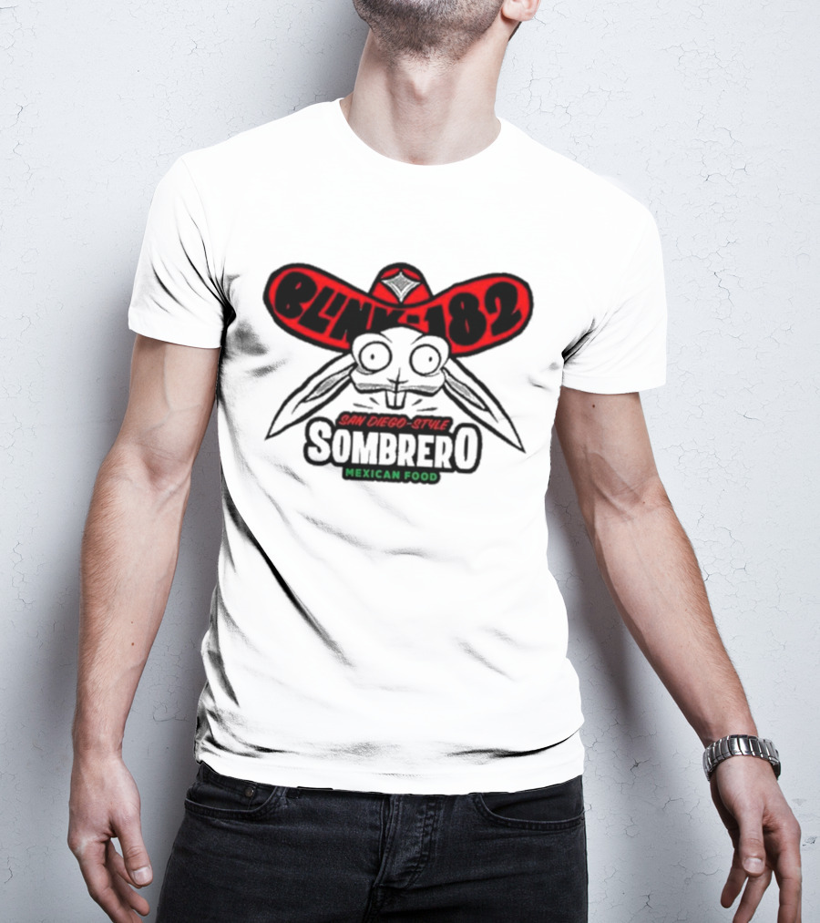 Blink-182 San Diego-Style Sombrero Mexican Food T-Shirt