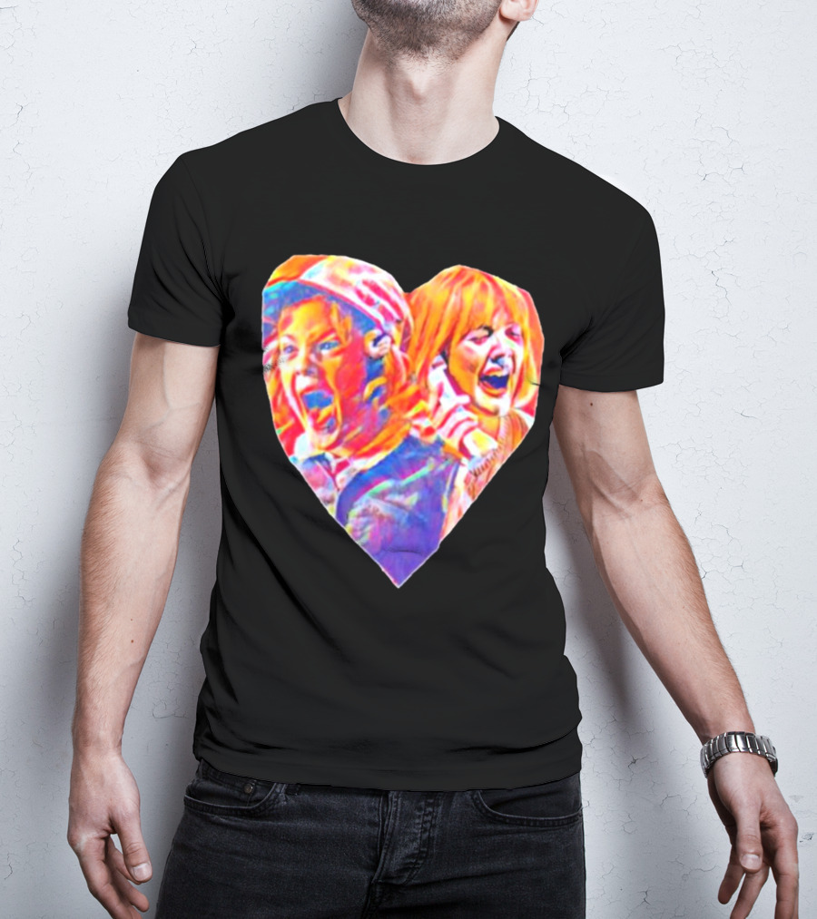 Vintage Movie Scream Drew Barrymore Heart Shaped T-Shirt