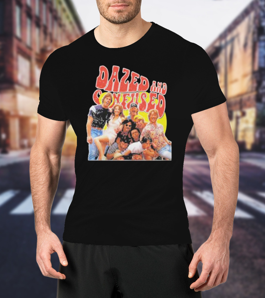 Dazed And Confused Movie Cast Group Image T-Shirt