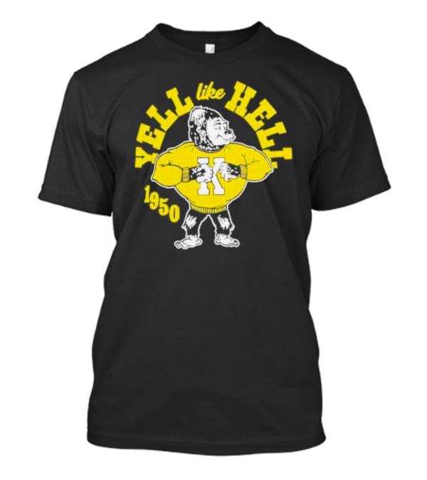 Gus The Gorilla Yell Like Hell Pittsburg State University 1950 Mascot T-Shirt