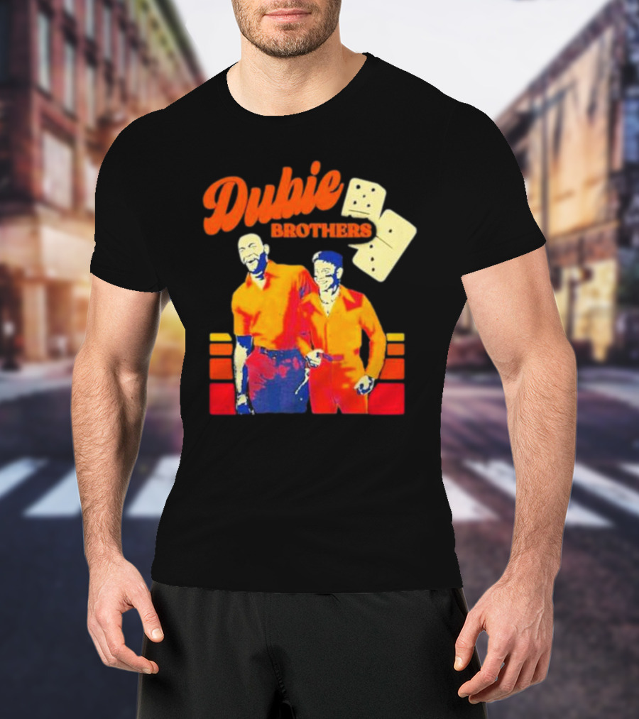 Dubie Brothers Domino Duo Orange Outfits T-Shirt