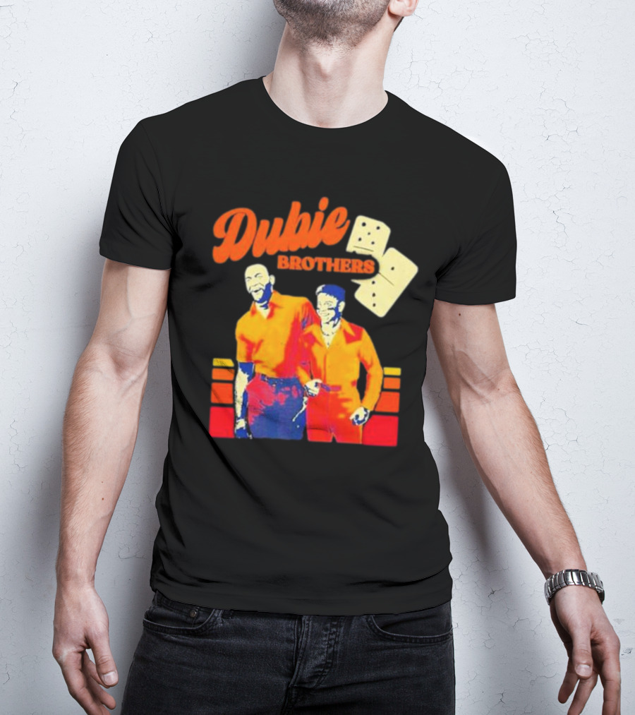 Dubie Brothers Domino Duo Orange Outfits T-Shirt