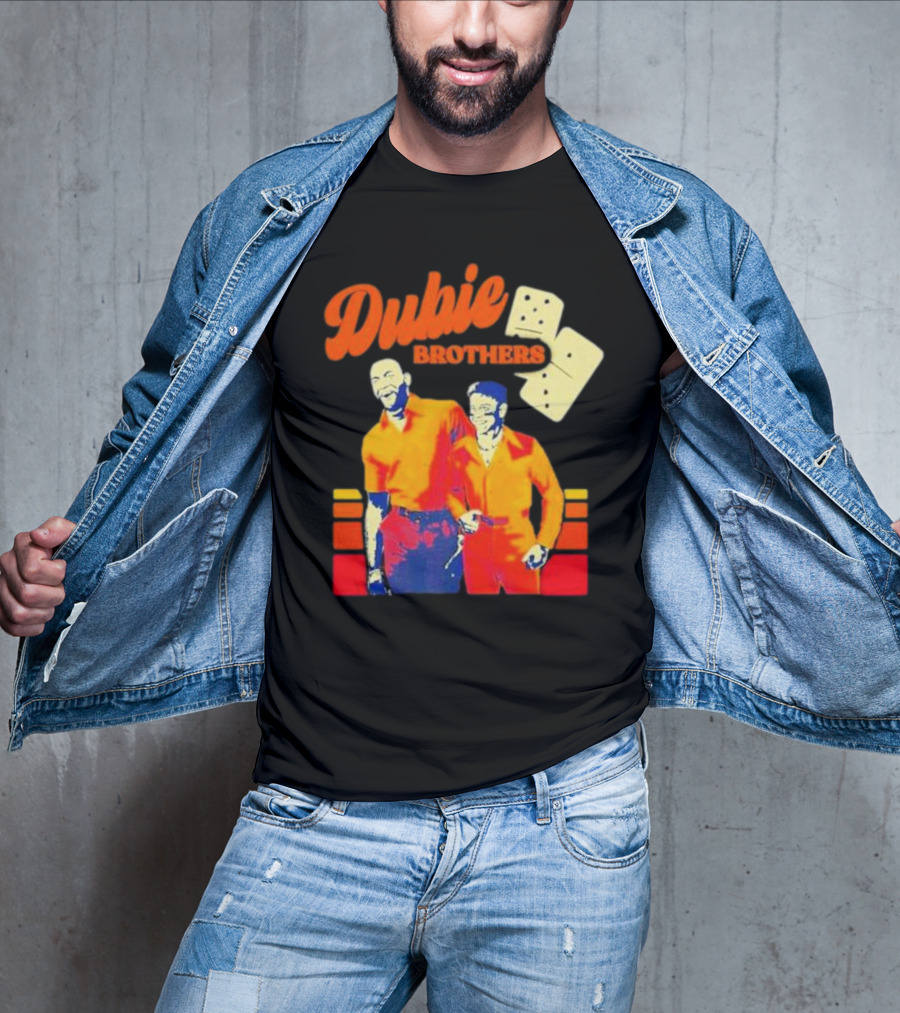 Dubie Brothers Domino Duo Orange Outfits T-Shirt
