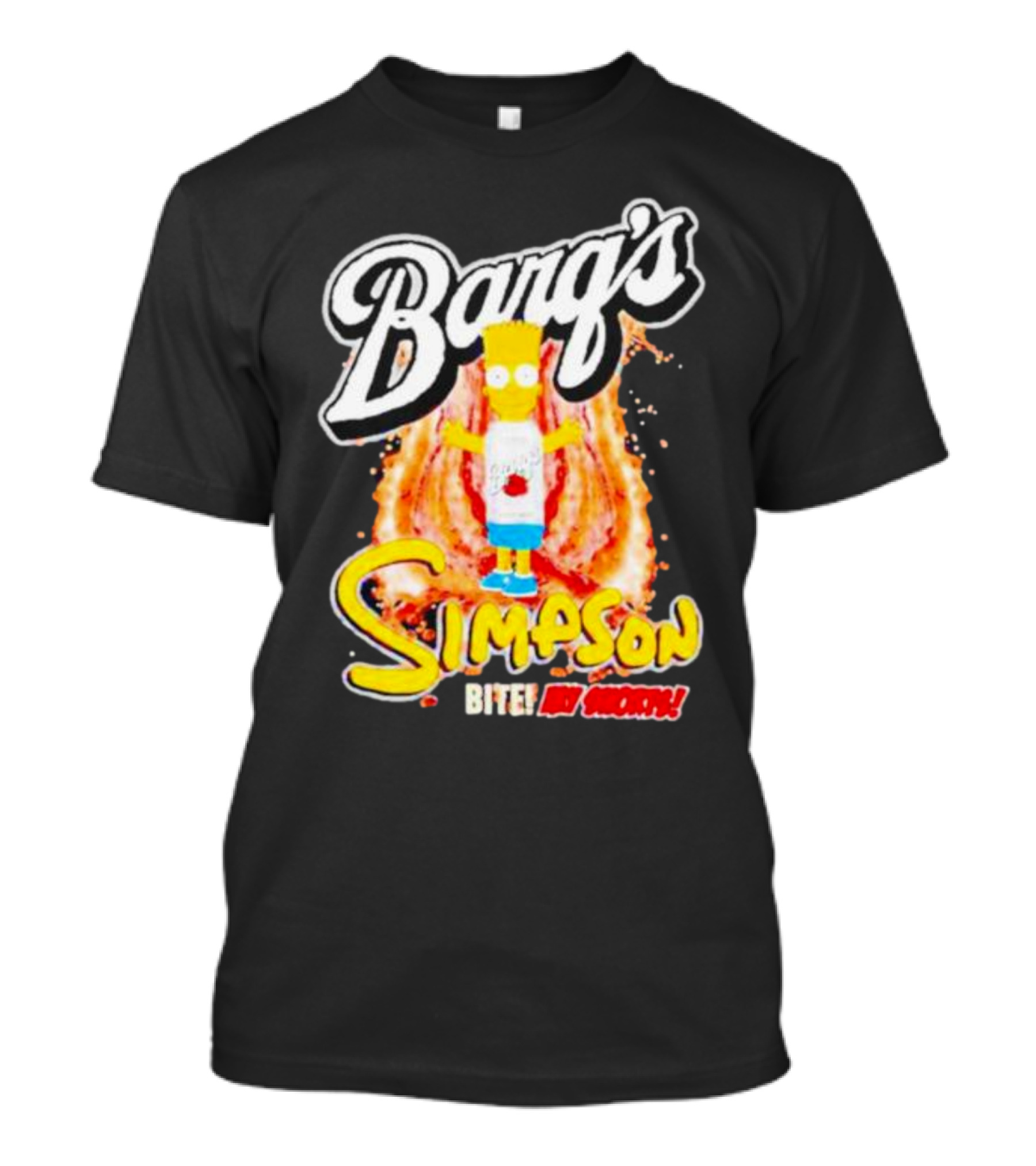 Barg’s Root Beer Bart Simpson Bite My Shorts T-Shirt