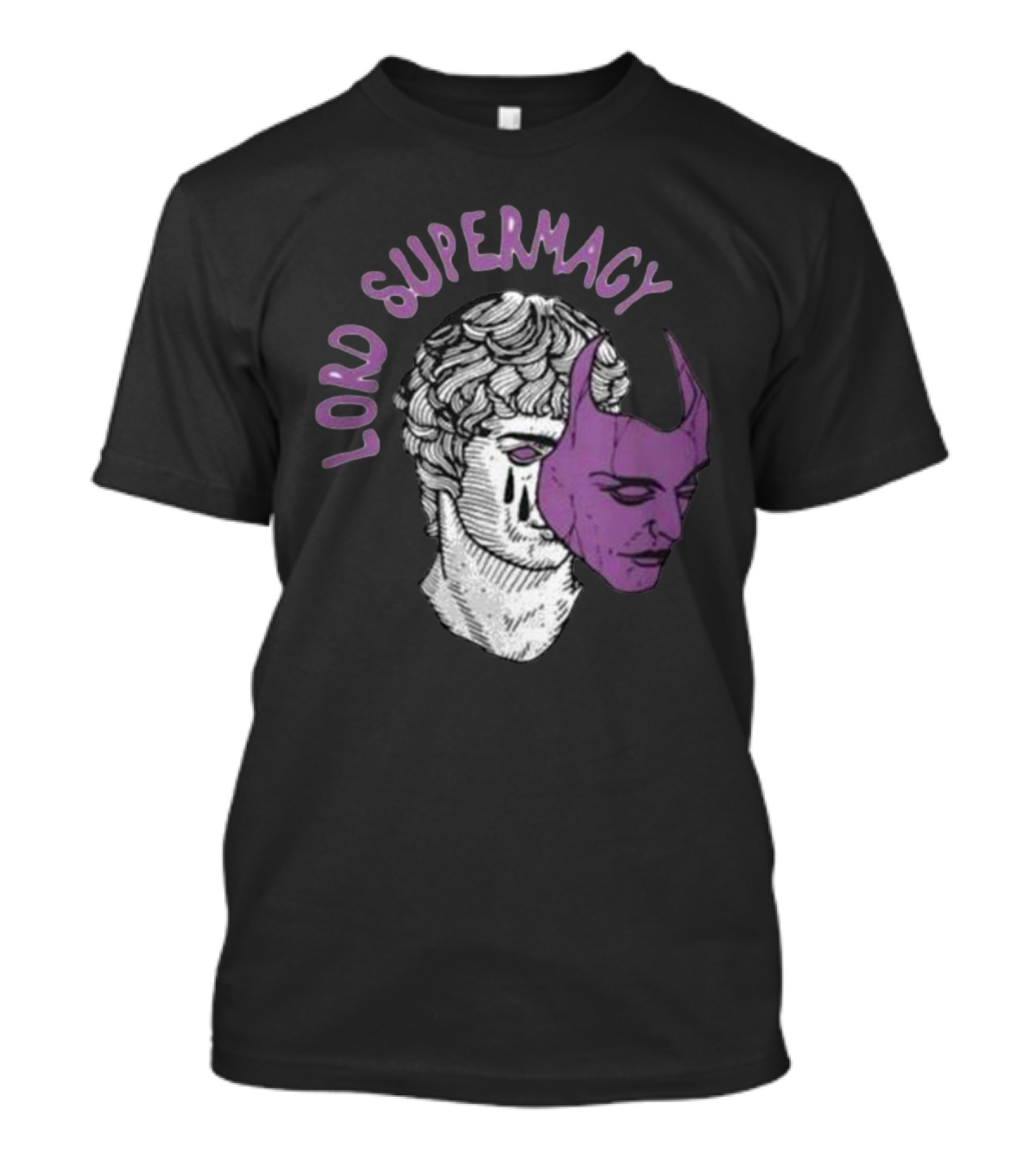 Lord Supremacy Duality Mask Tears Sketch T-Shirt