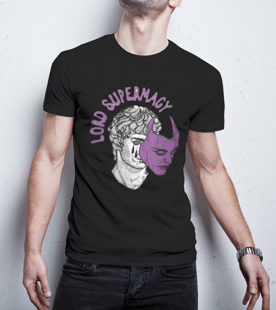 Lord Supremacy Duality Mask Tears Sketch T-Shirt