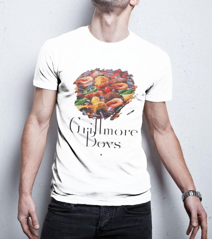 Grillmore Boys BBQ Feast Vegetables Meat Peppers Grilling T-Shirt