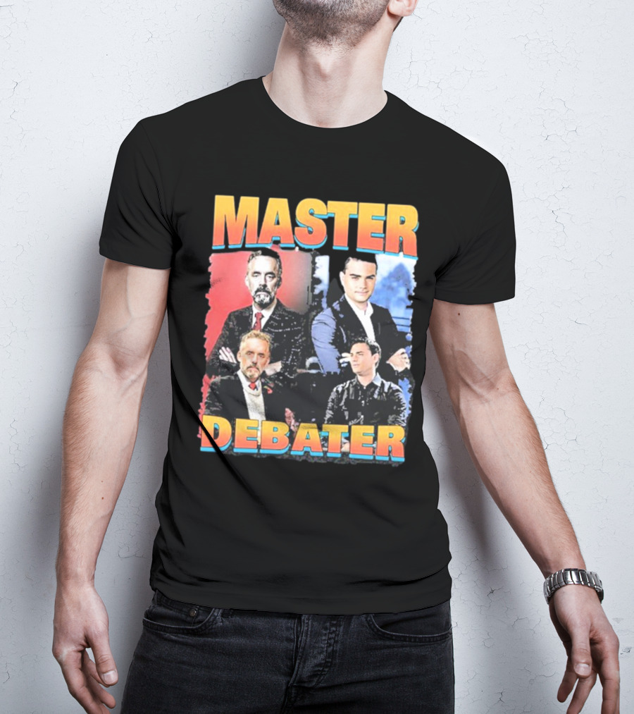 Memeabletees Master Debater Political Commentary Figures T-Shirt