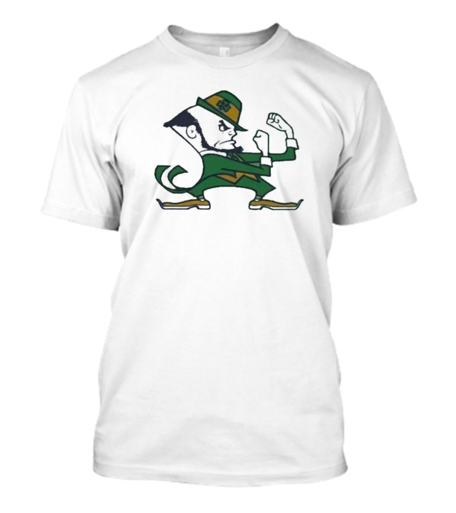Frank Fleming Notre Dame Fighting Irish Leprechaun Iconic Mascot T-Shirt
