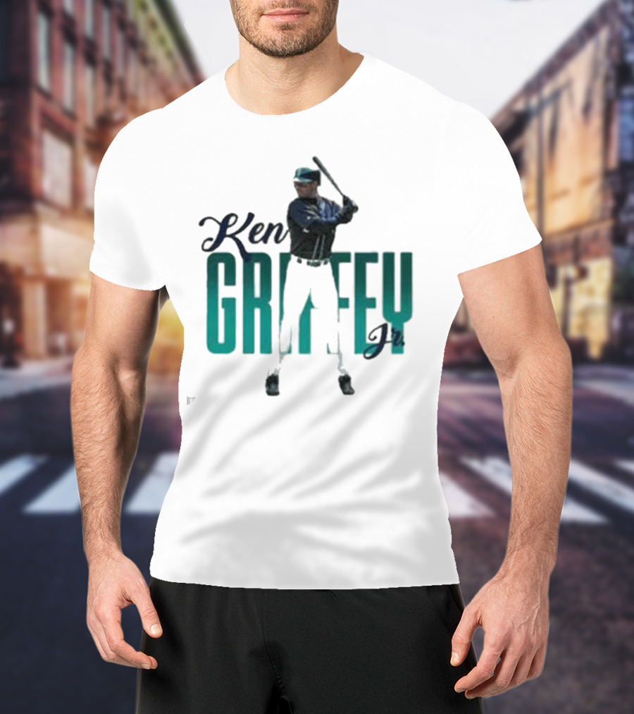 Ken Griffey Jr Seattle Mariners Iconic Baseball Legend T-Shirt