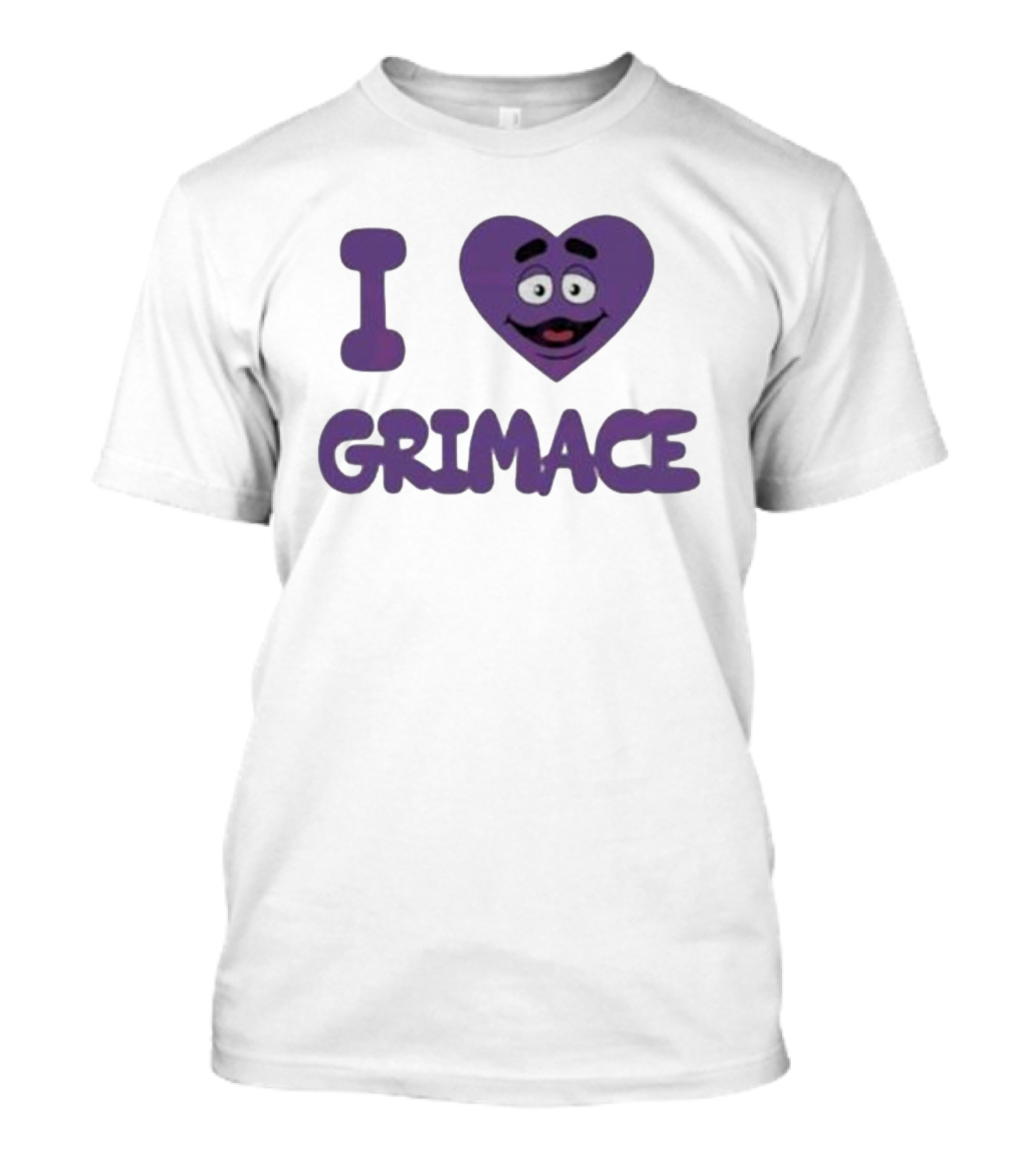 I Love Grimace Funny Face Hbd McDonalds T-Shirt