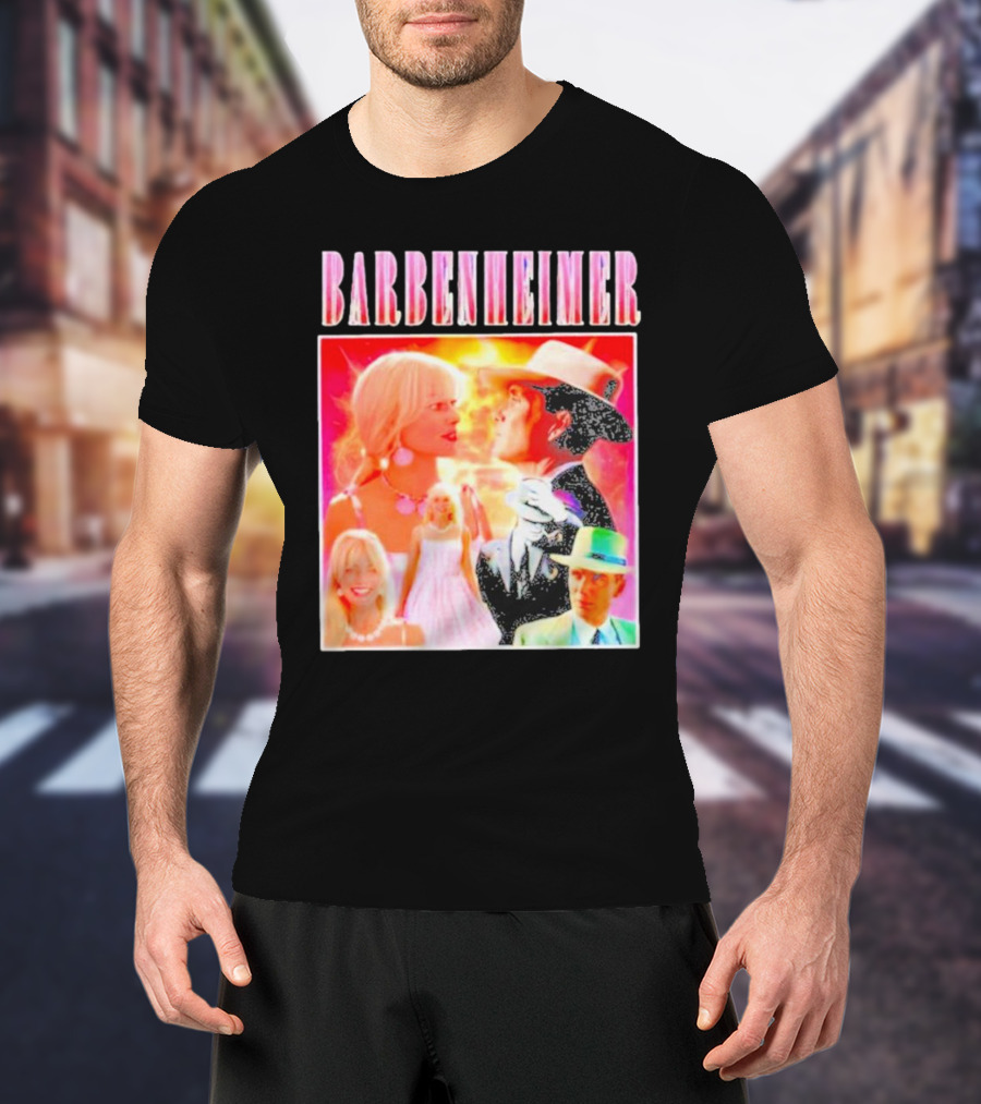 Barbenheimer Oppenheimer Barbie Movie Mashup T-Shirt