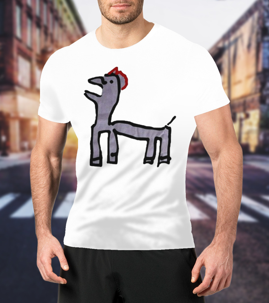 Jeremy Frieser Kimpie Paarntie Drawing With Red Mane T-Shirt