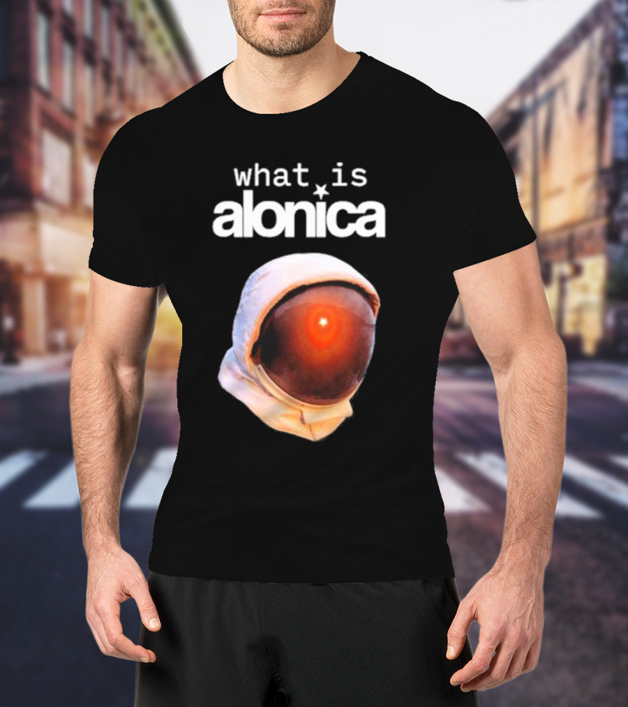 LANY What Is Alonica Spacesuit Reflective Visor Star T-Shirt
