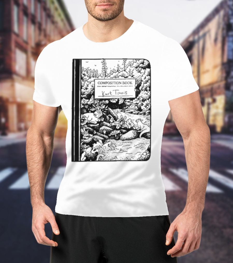 Kurt Travis Esque Records Composition Book T-Shirt