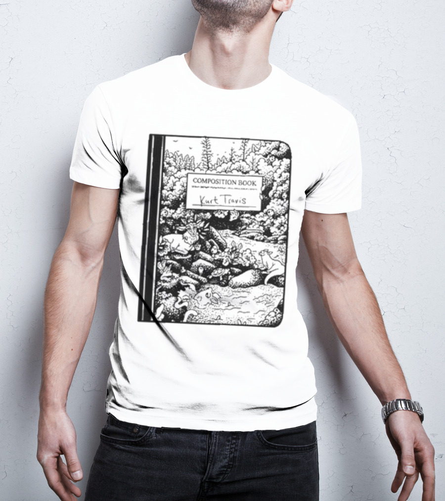 Kurt Travis Esque Records Composition Book T-Shirt