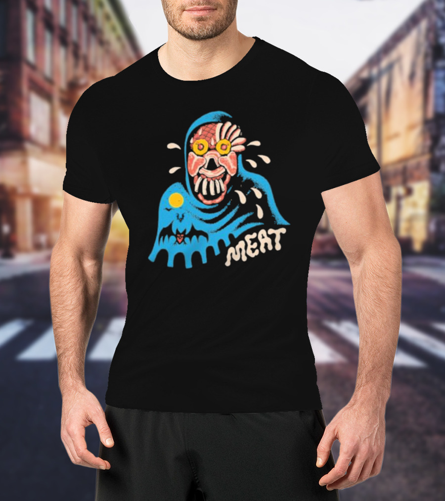 Meat Canyon Meathead Horror Masked Creature Monster T-Shirt