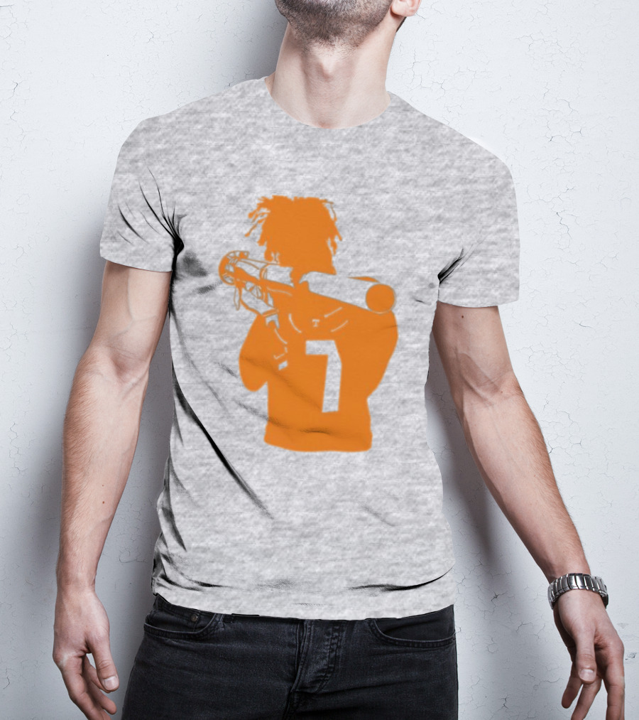 Bigorangeheupel Bazooka Joe 7 Football Player T-Shirt